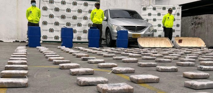 En Cartegena fueron incautados 239 kilos de clorhidrato de cocaína del ‘Clan del Golfo’