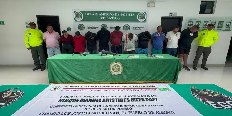 Operación en Atlántico contra el Clan del Golfo dejó 12 capturados por atacar a SuperGiros