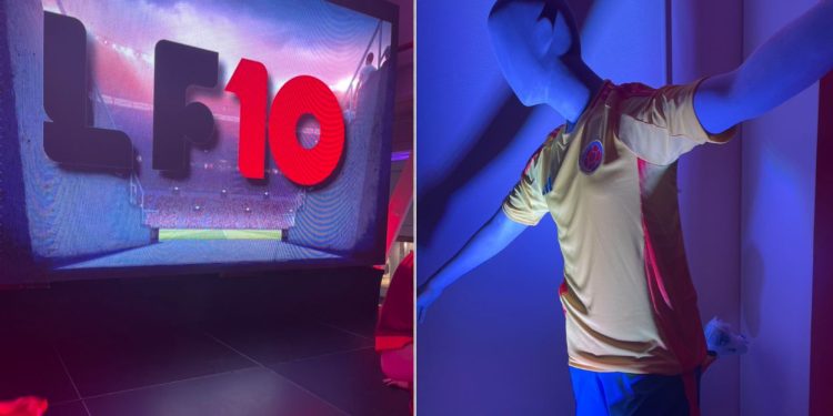 Luis Díaz, Falcao y James inauguran la tienda de fútbol LF10 en Bogotá