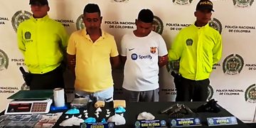 Capturadas dos personas en el municipio de Soledad por porte ilegal de armas de fuego y estupefacientes