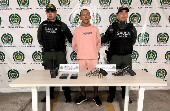 Capturado integrante de ‘Los Costeños’ en Barranquilla por tráfico de armas