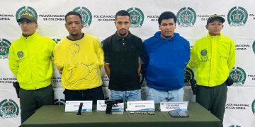 Capturados en los barrios; lucero, La Paz y Nueva Colombia por porte ilegal de armas de fuego 
