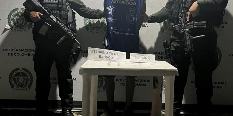 Capturado en Gaira hombre con cocaína y bazuco en su poder