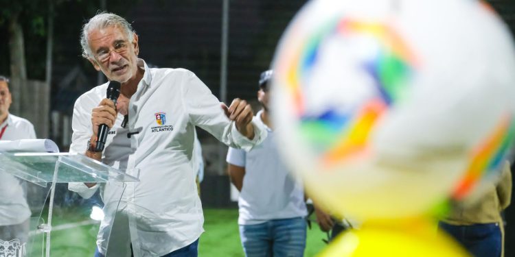 Gobernación del Atlántico entrega megacancha La Candelaria con recursos de la Tasa de Seguridad y Convivencia