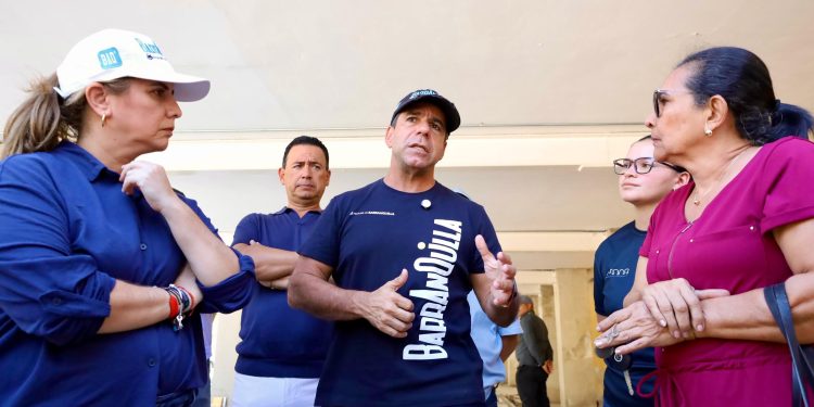 El Colegio Mayor de Barranquilla para señoritas pronto abrirá sus puertas: alcalde Char en inspección de obra