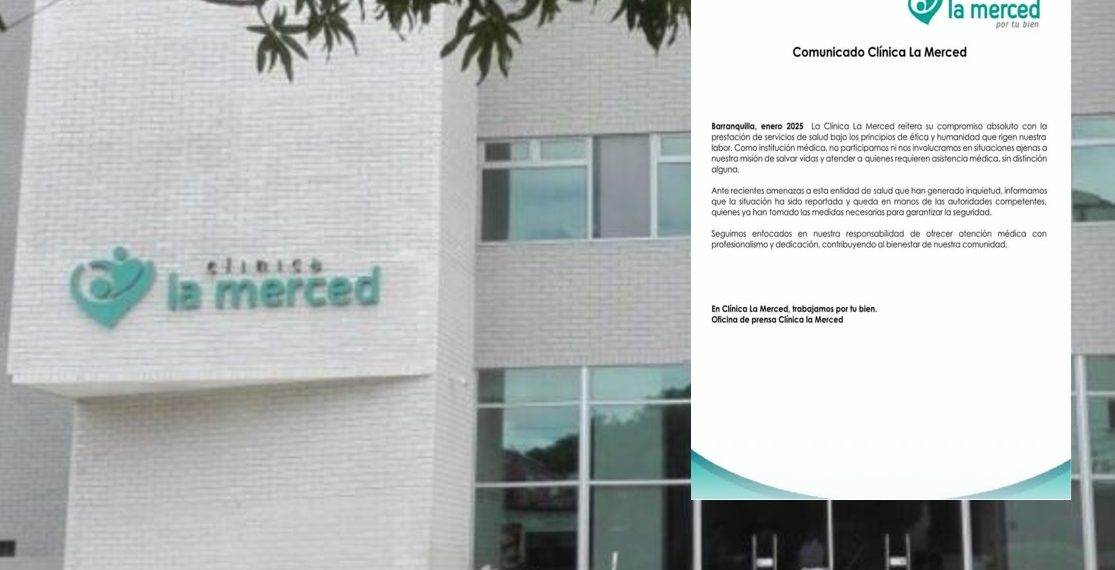 Clínica La Merced rechaza amenazas y reafirma compromiso con la atención médica imparcial