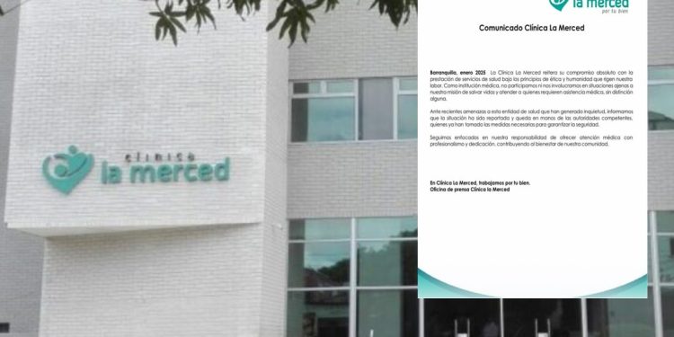 Clínica La Merced rechaza amenazas y reafirma compromiso con la atención médica imparcial