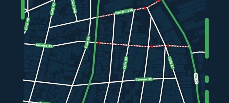 A partir del miércoles cambia a sentido único las carreras 53 y 53B en barrio Abajo
