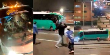Autoridades investigan autores de ataque vandálico al bus de Millonarios en Santa Marta