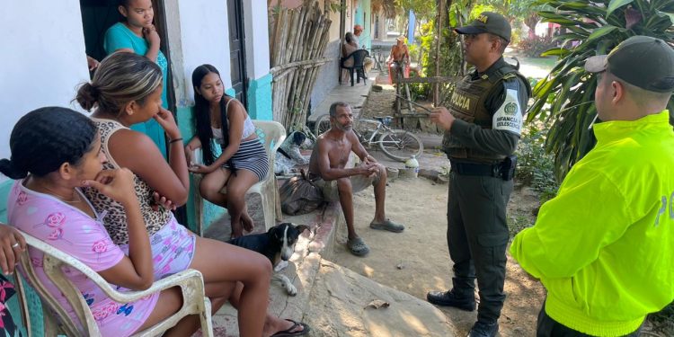 Policía Bolívar establece comando situacional en Mahates