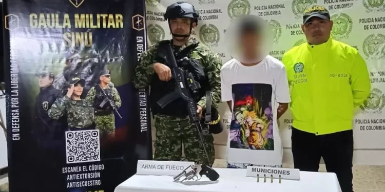 En Montelíbano y La Apartada, Córdoba, autoridades capturan a dos presuntos miembros del Clan del Golfo