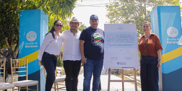 23.000 habitantes de 18 barrios, los beneficiarios del convenio entre Minvivienda y la Alcaldía de Baranoa para alcanzar el 90 % de cobertura de alcantarillado