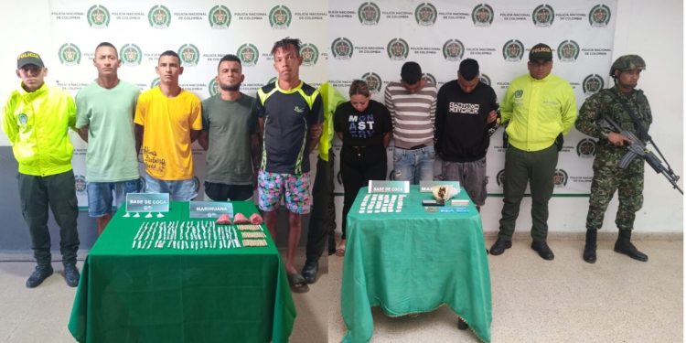 Operativo de la Policía y Ejército desmantela red de tráfico de drogas en Sabanalarga, Santo Tomás y Palmar de Varela