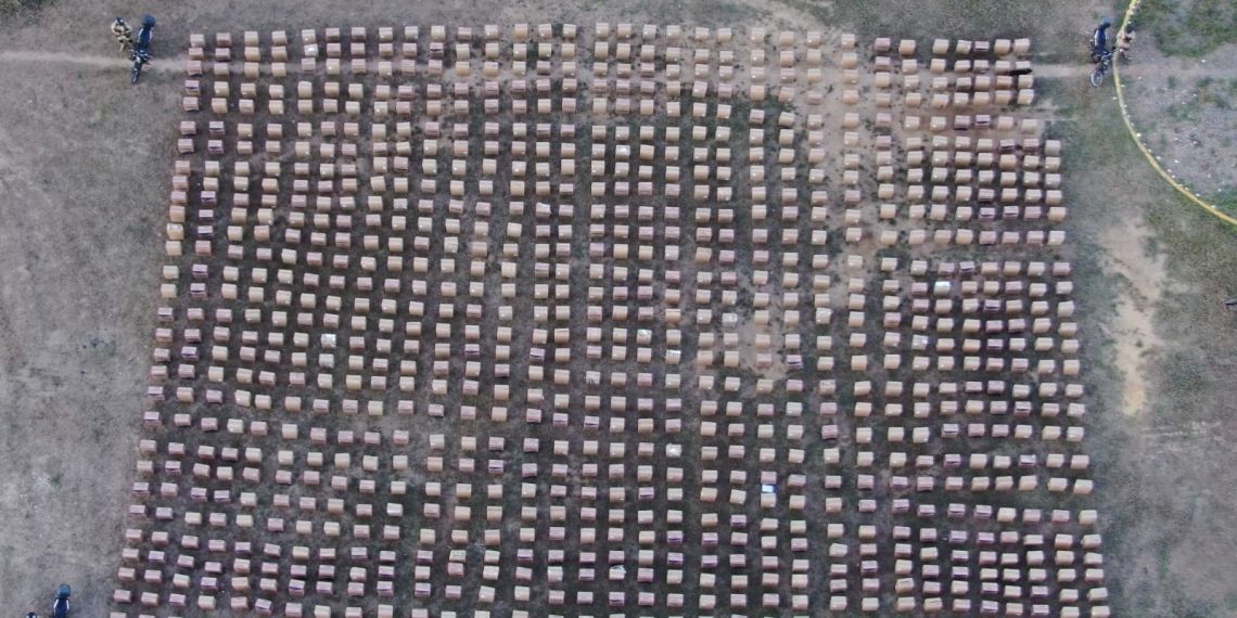 Operativo conjunto incauta 510.000 cajetillas de cigarrillos de contrabando en Maicao, La Guajira