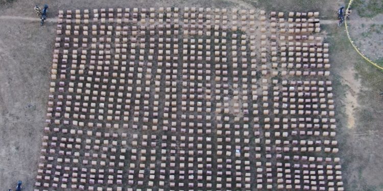 Operativo conjunto incauta 510.000 cajetillas de cigarrillos de contrabando en Maicao, La Guajira