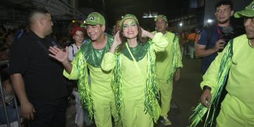 El alcalde Alejandro Char y la primera dama Katia Nule vivieron la Guacherna 2025 con alegría y entusiasmo