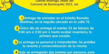 Alcalde Alejandro Char anuncia entrega de 3.000 entradas gratis para la Coronación del Carnaval 2025