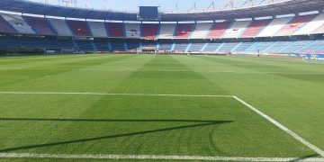 Así son los trabajos de mantenimiento en el estadio Metropolitano