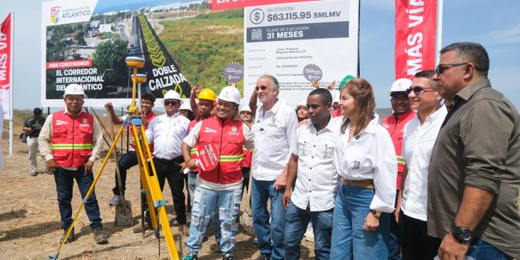 Así arrancó la construcción de la doble calzada en la carrera 38 – Vía Juan Mina