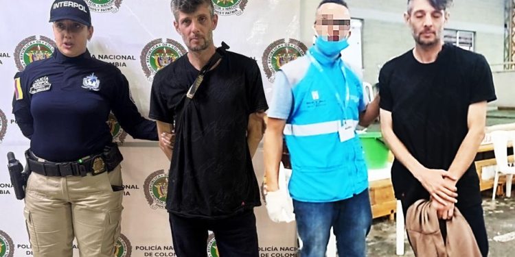 Por circular roja capturan en Medellín a un español buscado por su país