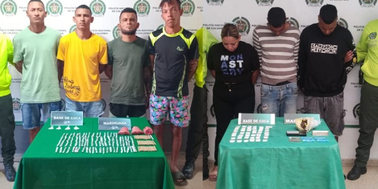 Operativo contra el tráfico de estupefacientes en el Atlántico deja siete capturados