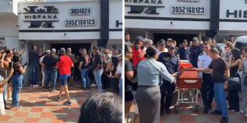 Video: Así se registra la despida del cantante Barranquillero Zair Guette