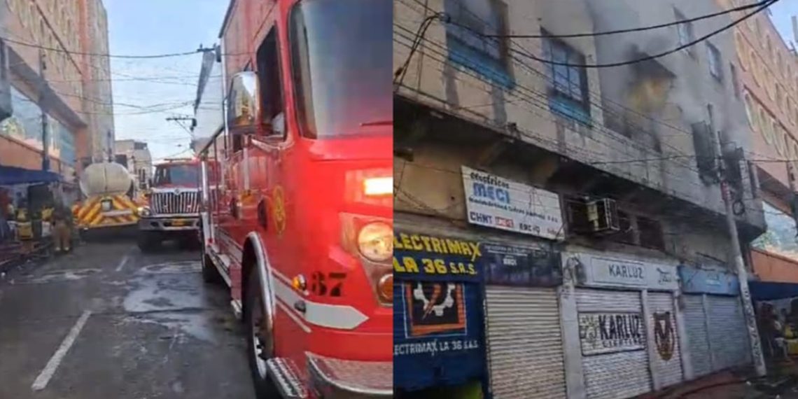 Bomberos de Barranquilla sofocan incendio en el local de Carluz: Se investigan posibles fallas eléctricas