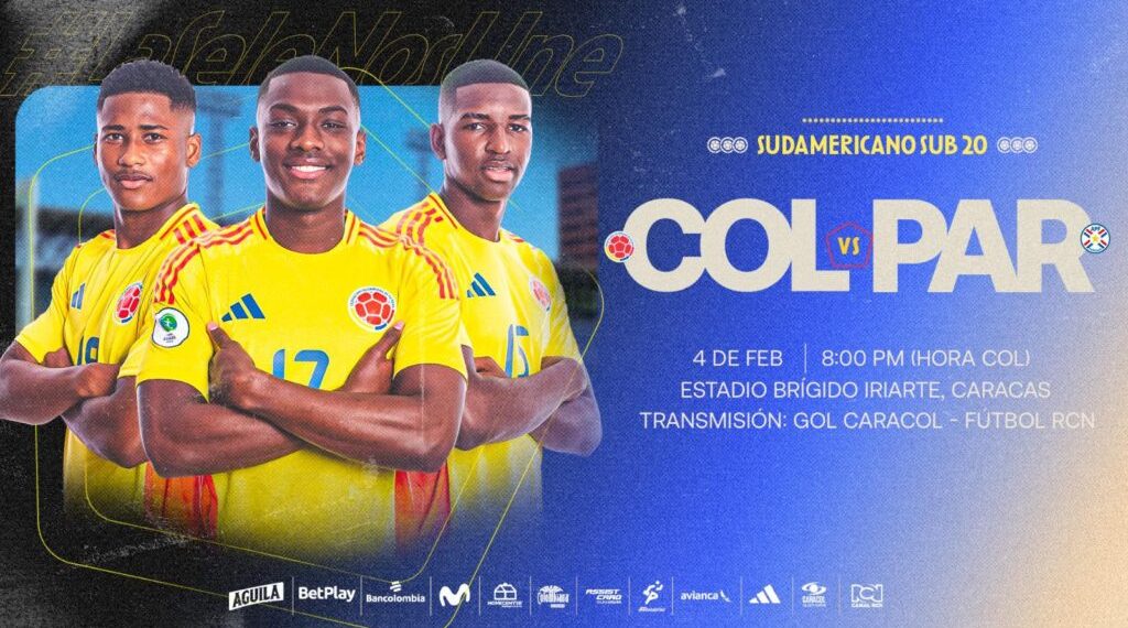 ¡Hoy juega la Selección Colombia Sub-20 contra Paraguay!