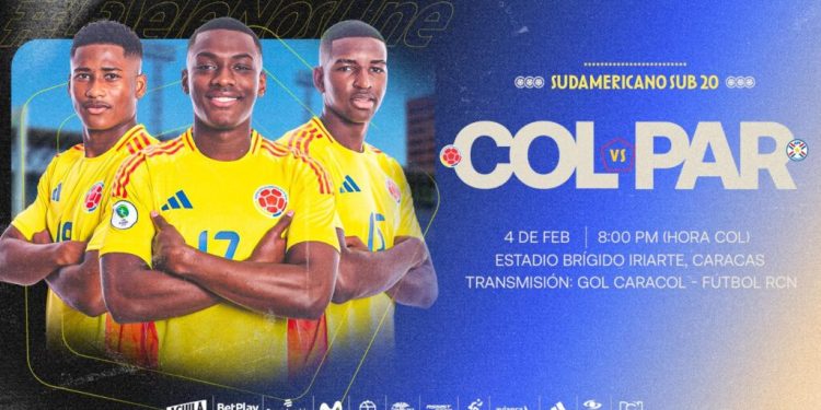 ¡Hoy juega la Selección Colombia Sub-20 contra Paraguay!