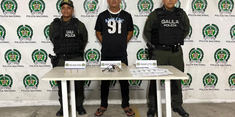 Capturan en Malambo a presunto miembro de “Los Costeños” por porte ilegal de armas