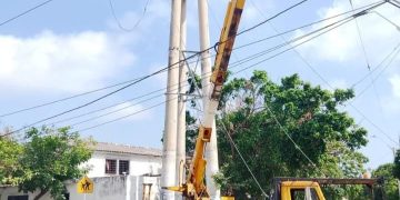Sectores del barrio Delicias en Barranquilla afectados por adecuaciones eléctricas este sábado 22 de febrero