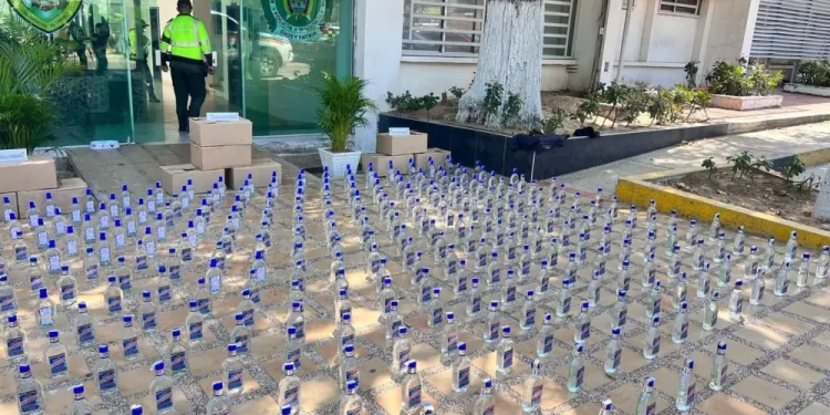 Incautan 300 botellas de licor adulterado en Atlántico, destinadas para el Carnaval