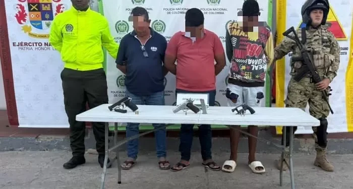 Ejército capturó a tres presuntos integrantes del Clan del Golfo en Maicao, La Guajira