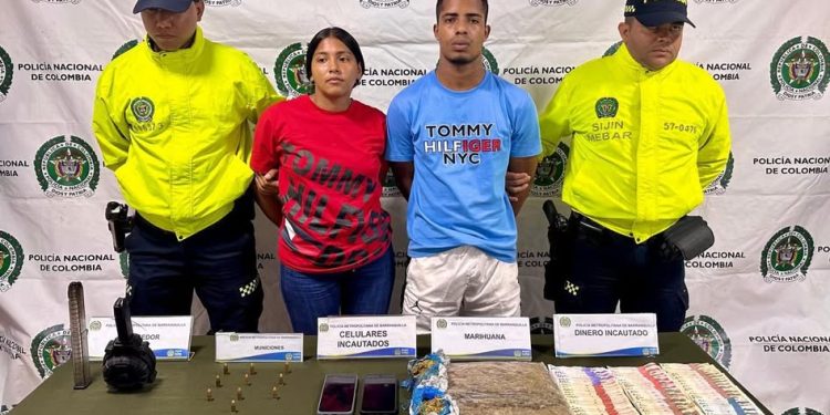 Capturan a alias “Chopita” y su compañera en operativo contra el crimen en Barranquilla
