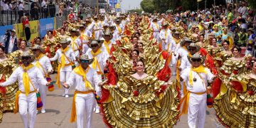 Culminó con éxito el primer día del Carnaval de Barranquilla 2025