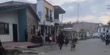 Ataque con drones a la estación de Policía en Cajibío, Cauca: Un policía y un civil heridos
