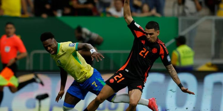 Colombia cae ante Brasil en un final amargo en Brasilia