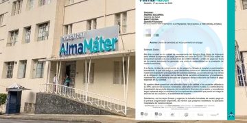 Hospital Alma Mater suspende servicios al magisterio por millonaria deuda pendiente