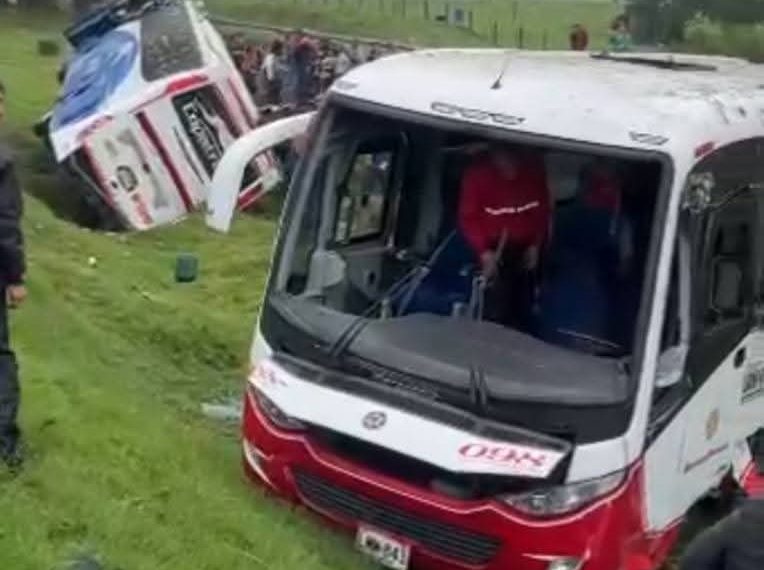Accidente grave en la vía Bogotá – Tunja, a la altura de Gachancipá