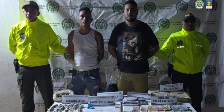 Capturan a tres hombres por tráfico de drogas en Bolívar