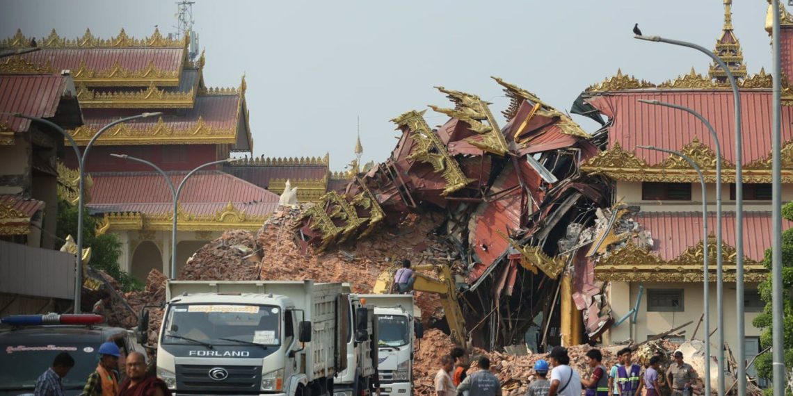 A pesar de alcanzar los 1.644 muertos tras terremoto, Birmania sigue en conflicto