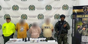 Capturan a tres presuntos integrantes del Clan del Golfo en Montería