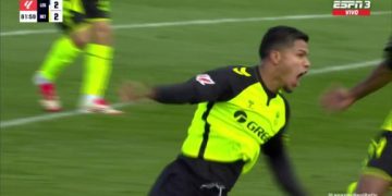 Cucho Hernández marca su primer gol con el Betis y le da la victoria ante el Leganés