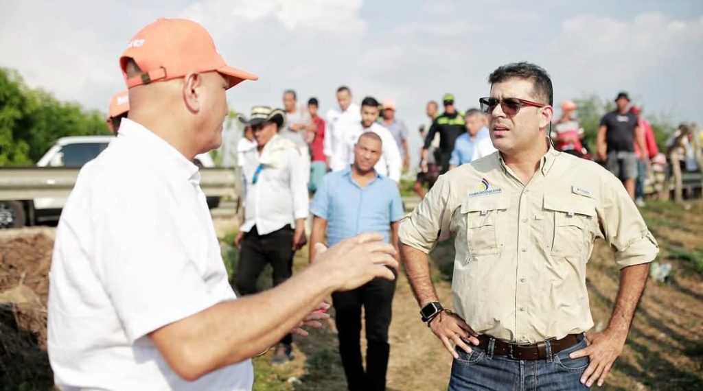 Santa Lucía arranca construccion de muro de proteccion para la mitigacion y control de inundaciones
