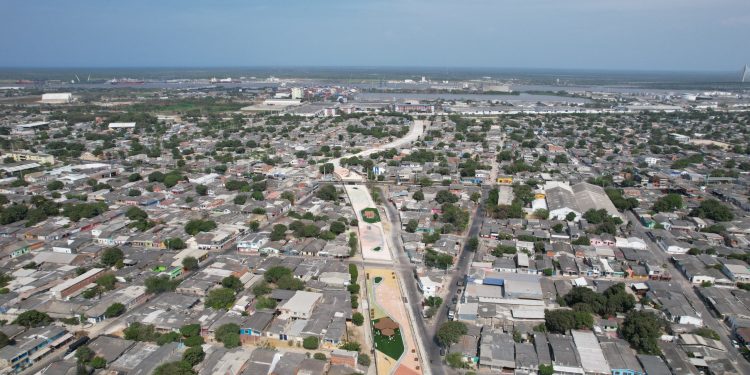 Avanzan las obras de la segunda fase del parque lineal del Malecón de Rebolo