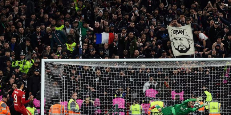 PSG elimina al Liverpool en penales y avanza a cuartos de final de la Champions League