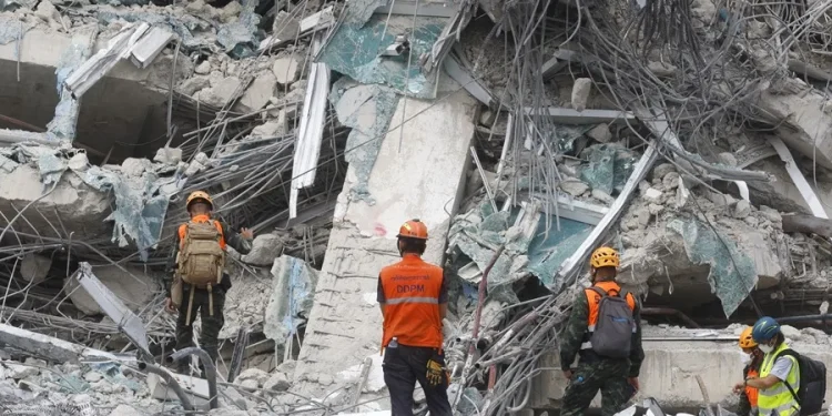 La ONU calcula que 20 millones de personas resultaron afectadas por el terremoto en Birmania