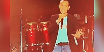 Tras “botellazo”, Marc Anthony amenazó con abandonar el escenario en el Metroconcierto de Barranquilla