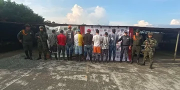 Ejército Nacional capturó a 8 sujetos en Anserma, Caldas, por presunto ecocidio en el río Cauca y afecta las finanzas del Clan del Golfo