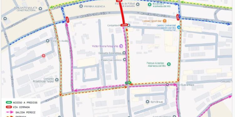 Anuncian cierre total en la intersección de la calle 82B con carrera 76 para obras de saneamiento